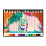 24 crayons de couleur