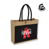MONCLOVA - Sac en jute avec poche en toile