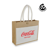 MONCLOVA - Sac en jute avec poche en toile