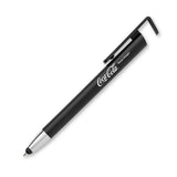 Stylo à bille 3 en 1 avec stylet et support pour téléphone