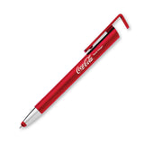 Stylo à bille 3 en 1 avec stylet et support pour téléphone