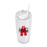Gobelet isotherme 2 en 1 à double paroi Altitude Daytona avec paille - 600 ml