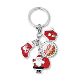 Porte-clés à breloques festives