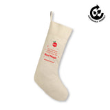 Bas de Noël en coton