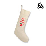 Bas de Noël en coton
