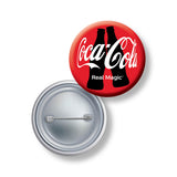 Badges ronds à bouton